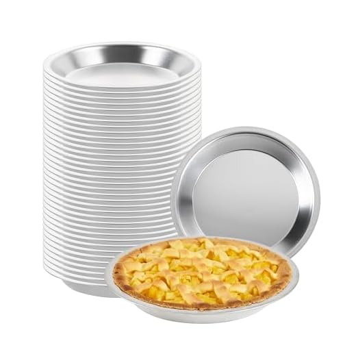 Restaurantware Aluminum Pie Pan Pack