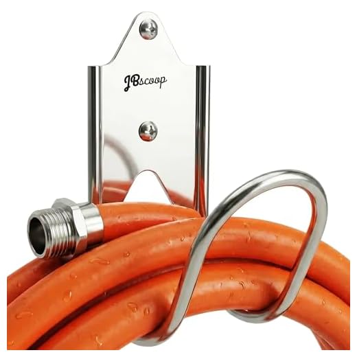 JBscoop Stainless Steel Hose Holder