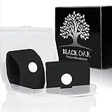 Black Oak [2 Stück] Akupressur Armband - hochwertige Akupressurarmbänder gegen Übelkeit - natürliche Alternative während der Schwangerschaft | wiederverwendbar