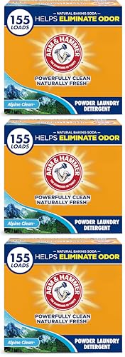 Arm & Hammer Alpine Clean Powder Laundry Detergent (155 loads) - Pack of 3