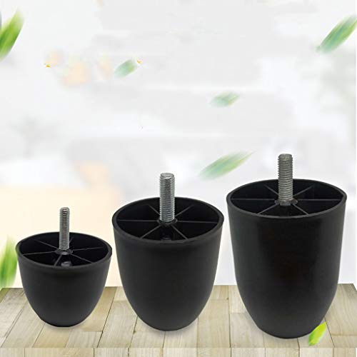 Set di 4 Gambe per Mobili,Plastica Piedini di