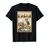 Jousting Knights At A Tournament, 14th Century Medieval Art T-Shirt