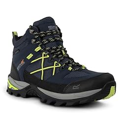 Regatta Samaris III - Botas de senderismo impermea...: Parte superior: sintético técnico duradero y resistente al agua que ayuda a repeler el agua y malla resistente antiabrasión que permite una fácil limpieza El cuello de espuma moldeada de corte medio amortigua y apoya el tobillo y la plantilla de espu...