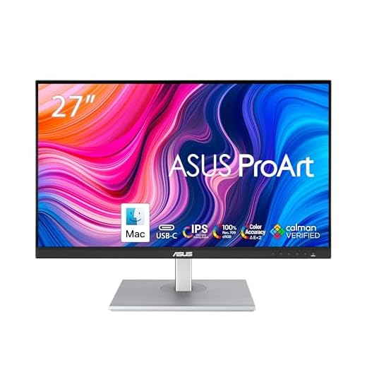 ASUS ProArt Display 27" Monitor - WQHD (2560 x 1440), IPS, 100% sRGB, 100% Rec. 709, ΔE < 2, Calman Verified, USB Hub, USB-C, Daisy-chaining, HDMI, Compatible With Laptop & Mac Monitor - PA278CV