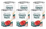 Amazon Grocery, Tomato Paste, 6 Oz, Pack of 6 (Previously Amazon Fresh, Packaging May Vary)
