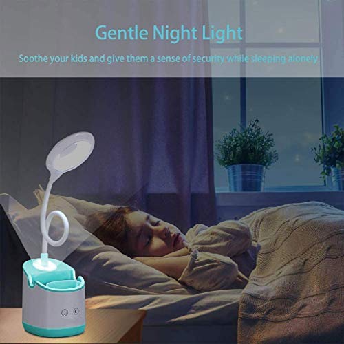 Lampe led de bureau circulaire pliable et pliable intensité variable - 4