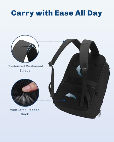 Image of Hynes Eagle 16 Inch Laptop Backpack 25L Business Travel Workday Daypack