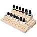 Earthily Ätherisches Öl Display Ständer - 30 Löcher Ätherisches Öl Box aus Holz,Ätherische Öle Flaschen Aufbewahrung Display Regal für Nagellack, 5ml,10ml,15ml Ätherische Öle, Lippenstift