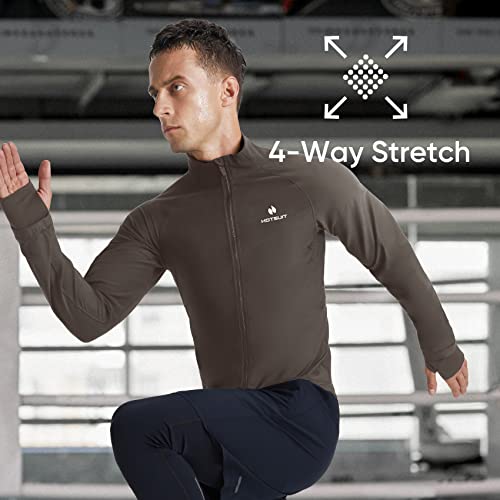 Hotsuit Sauna Suit For Men Sweat Suits Long Sleeve Sauna Shirt Workout Shapewear-(S-5Xl) Sweat Jacket Top Compression Shirts, Grey, Xl #TOP2