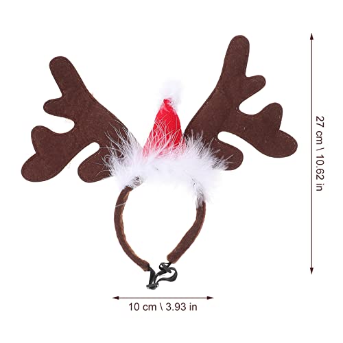 Set de Disfraz Navidad para Perro con Cuernos de Reno y Bufanda miniatura 2