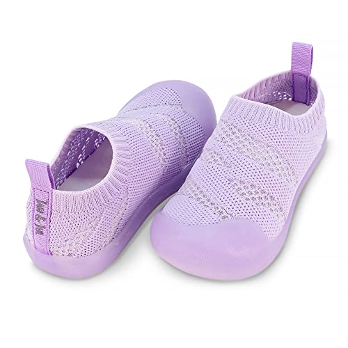Image of JAN & JUL Slip-on Knit Shoes, Machine Washable and Lightweight Sneakers for Toddler Boys and Girls