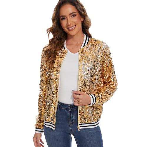 Yuji Itadori Women Sequin Jacket Long Sleeve Glitter Tops Front Zip Jackets Fashion Sparkly Bomber Clothes S-3XL2