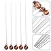 WATIIFUFU 10pcs Laboratory Chemical Burning Spoons with Copper Heads High Temperature Resistant Combustion Tools for Scientific Experiments and Industrial Use