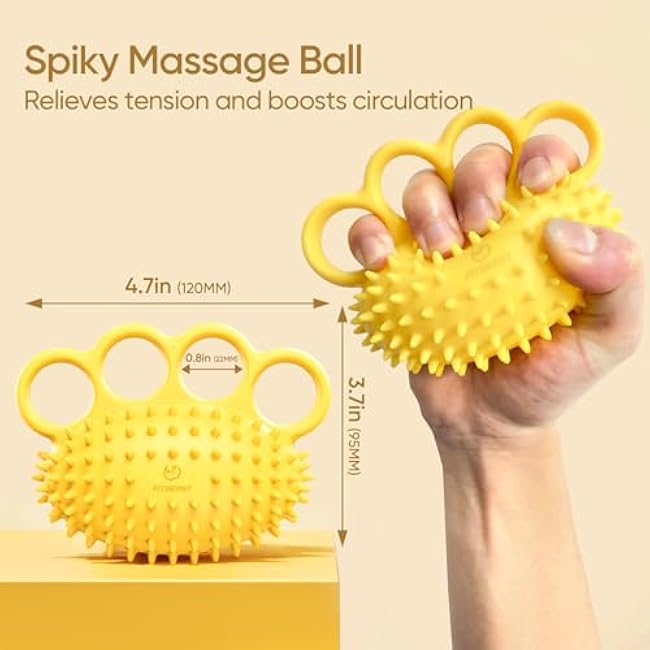 FitBeast Hand Exercise Ball Set¨C3 Pack Hand Squeeze Balls for Hand Therapy, Grip Strength, Finger & Wrist Training, Stress Balls for Adults, Ideal for Rehab, Arthritis, Carpal Tunnel