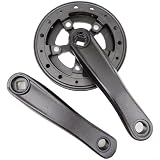 Ajuste seguro y durabilidad: construido con manivelas cónicas cuadradas y mantiene un acoplamiento fiable de la cadena en condiciones de conducción regulares para un rendimiento constante.