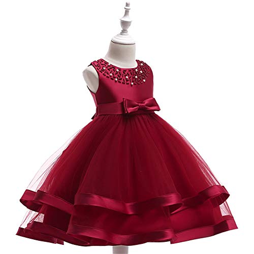 COMISARA 6M-9T Kids Pageant Flower Girl Dress Little Girls Party Wedding Formal Dresses2