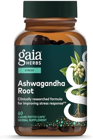 Gaia Herbs Ashwagandha Root - Stress Relief & Sleep Support Suppl...