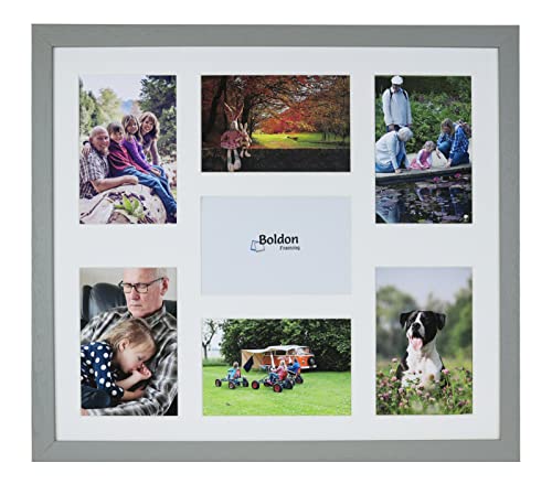8/9/10/12/16/20 Photos Large Multi Picture Frame Collage Aperture Decor Memories-7 Aperture-Pale Grey