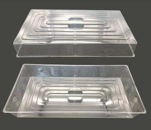 RooTrimmer 10 Pcs Humidity Dome, Plastic Clear Seed Starter Dome 1020 Tray Covers Humidifying and Insulating for Greenhouse Germination and Garden Growing (21.5"×11.5", 3.15" Height, 10-Pack) by RooTrimmer - Image 2