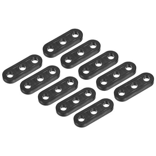 MECCANIXITY Tent Rope Buckles, 5.4mm Plastic Guyline Adjuster Cord Tensioners for Outdoor Camping Canopy Tarp, Black Pack of 20