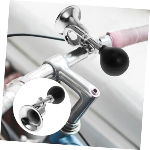 Sonnette vélo accessoire guidon robuste pack de 3 cornes rétro