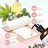 38 Pcs Castor Oil Patches Set(16oz/473ml), Castor Oil Organic Cold Pressed Glass Bottle, Self-Adhesive Cotton Castor Oil Pack Wrap for Belly Button Stomach Waist Neck Arm Leg Chest Knee
