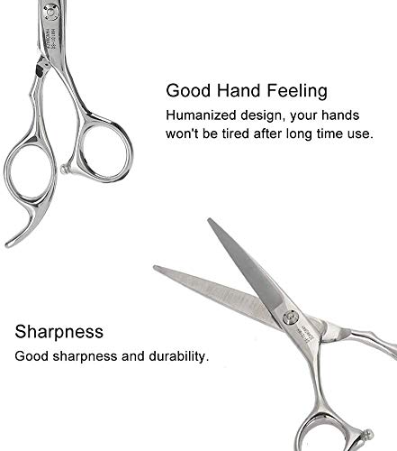 Ciseaux de coiffure professionnels en acier inoxydable pour coupe précise - 6