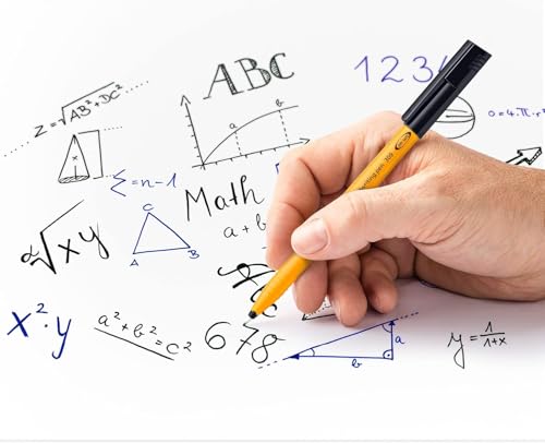 STAEDTLER 309 Handwriting Pen - 0.6mm Nib - Home, School, Office, Work Stationery (Black, Pack of 8)