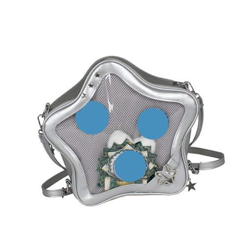 Itabag Sac à dos vitrine étoile transparent pour collectionneur de badges