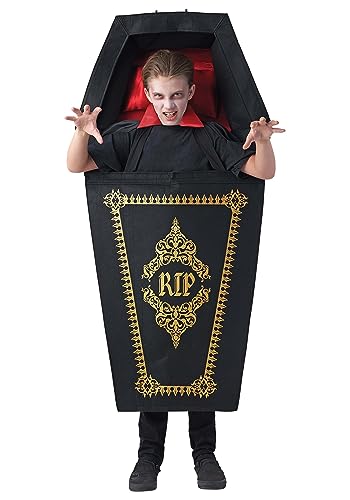 Disfraz de ataúd vampiro para niños miniatura 1