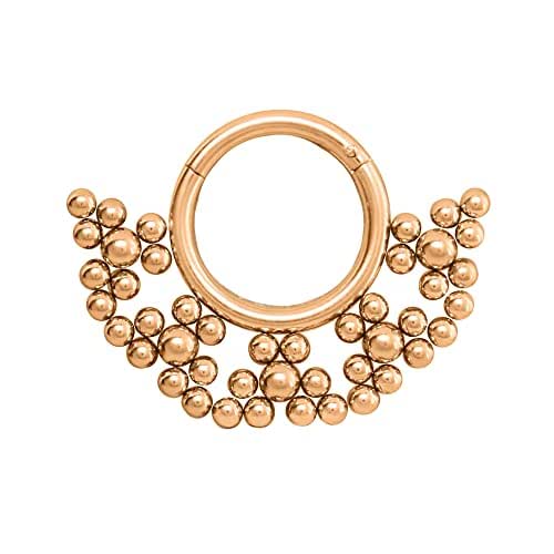 Nipple Piercing Jewelry Surgical Steel Nipple Hoop Ring Nipple Clicker Earring