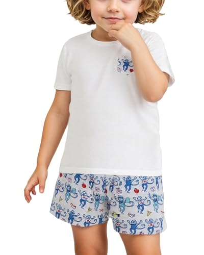 Clothes Set Y2k 2 Piece Summer Outfit Monkey Beach Vaction Shorts Set Preppy for Birthday Gift
