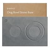 Dorai Home Dog Bowl Stone Drying Mat - Pet Feeding Mat with Non-Slip Base that Absorbs Spills and Drips - Made with Diatomaceous Earth for Quick Drying - Stone Mat for Dogs - 23.6" x 15.4" - Slate