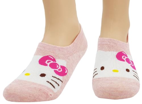 Image of JJMax Women's Kitty Cute Cartoon Cotton Blend Ankle Socks Sets