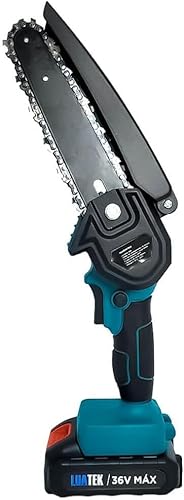 Motosserra Elétrica Portátil 2 Baterias Bivolt 36v Recarregável Mini Serra Elétrica.