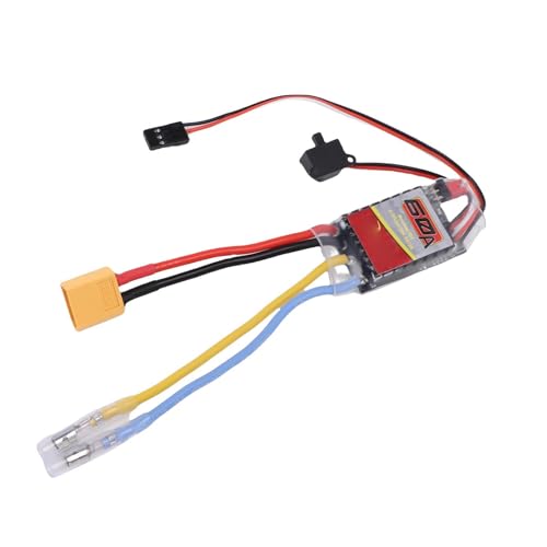 Julihai 60A Brushed ESC, Electronic Speed Controller for RC Cars and Boats, with XT60 Plug, for 380 390 540 550 Brushed Motors, 1/16 1/12 /10 Electric Car Buggy Truck Crawler - Image 7