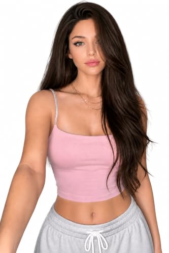Image of Moresoo Micro Link Hair Extensions Human Hair, Dark Ash Brown, 20 Inch