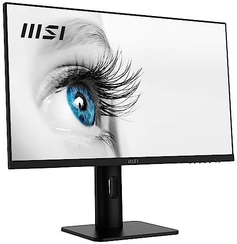 Image of MSI PRO MP273AP 27 Inch Full HD Office Monitor 1920x1080 IPS Panel, 100 Hz, VESA Mount Support, Built-in Speakers, Display Kit Support, 4-Way Adjustable, 1 x HDMI 1.4b, 1 x DP 1.2a, 1 x D-Sub(VGA)