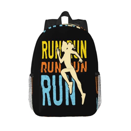 RIOKWLKX Women's Marathon Jogger Sweatshirt & 15in Backpack