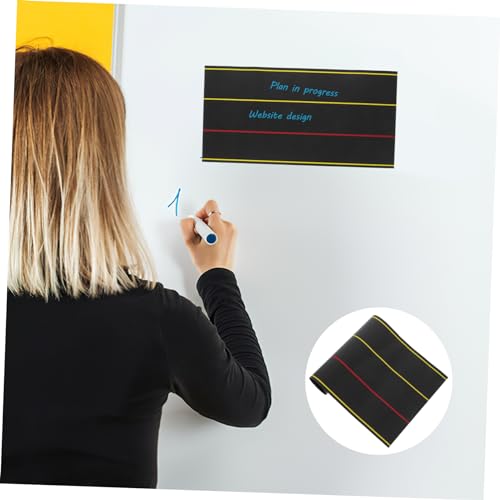 Tira magnética ligera de material suave negro para aprender palabras 3
