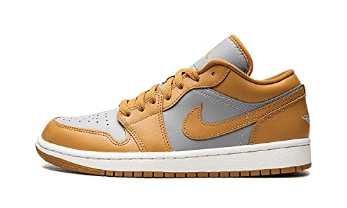 Jordan Womens WMNS Air Jordan 1 Low DC0774 020 Chutney - Size 8.5W, Cement Grey/Chutney-sail