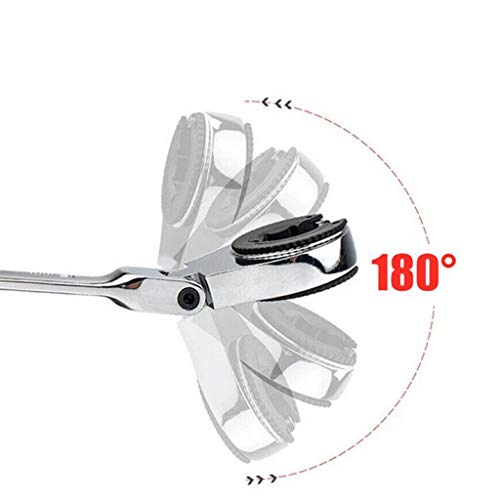 menolana 2x Chave de Tubos Ratchet Flex Metric Oil Chave de Boca Flexível