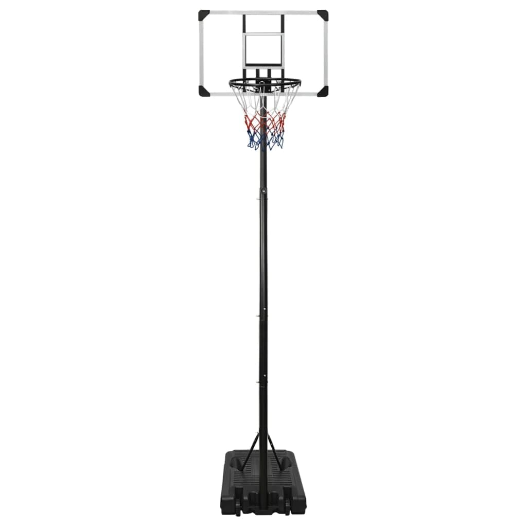 vidaXL Canasta de Baloncesto policarbonato Transparente 280-350 cm