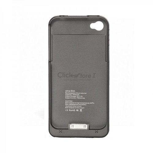Custodia batteria per apple iphone 4s 4g 1900 mah