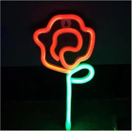 Enseigne au néon fleur rose LED modèle Neon-4 pour intérieur