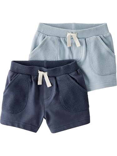 Image of Little Planet by Carter's Unisex-Baby 2-Pack Shorts Made with Organic Cotton