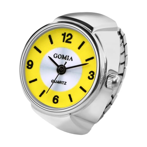 LUAMY レディース 指輪 時計 リングウォッチ フリーサイズ: シンプル おしゃれ アナログ 防水 クォーツ時計 ステンレス レディース アクセサリー - 誕生日 クリスマス バレンタインデー プレゼント