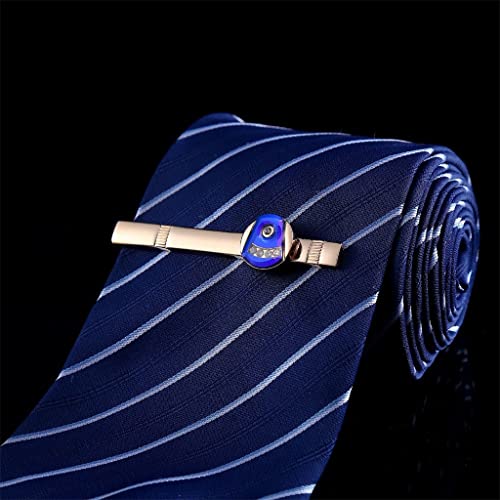 xiukou Jongens manchet shirt jurk Frans blauw ja manchetknopen tie clips zakelijke vergadering feest pak sieraden manchet nagels (Color : A, Size : One size) - Image 4