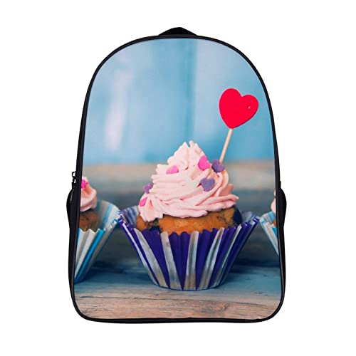 Sac à dos de voyage étanche Cup Cake grand format 40cm pour ados et adultes