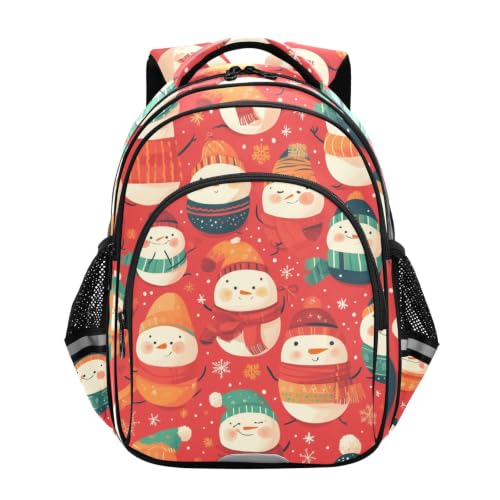 Sac à dos enfant bonhomme de neige festif et cartable scolaire 3-12 ans